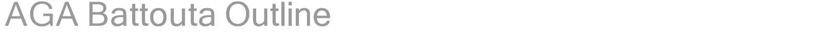 AGA Battouta Outline font preview